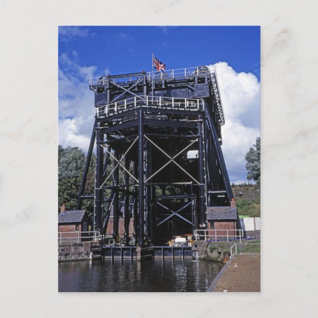 Anderton Lift Cheshire England Postkarte (Vorderseite)