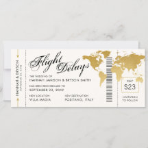 Änderung bei Planungen World Map Boarding Ticket W