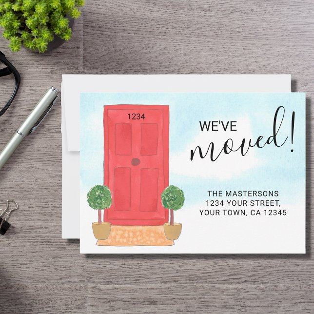 Änderung der Adresse, an der wir die rote Tür vers Ankündigung (Von Creator hochgeladen)