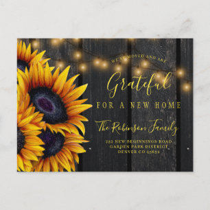 Änderung der Adresse des Erntedanks auf der neuen  Ankündigungspostkarte