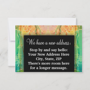 Änderung der Adresse, die wir übertragen Haus Erwä Ankündigung