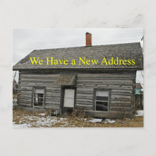 Änderung der Adresskarte im 18. Jahrhundert Ankündigungspostkarte