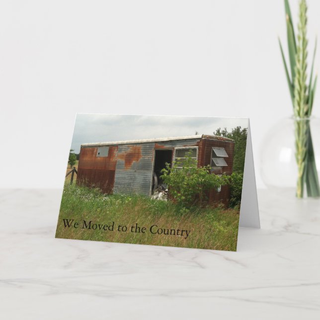 Änderung der Adresskarte: In das Land übertragen Ankündigung (Vorderseite)