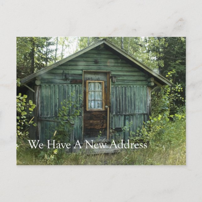 Änderung der Adresskarte Nr. 22 Ankündigungspostkarte (Vorderseite)