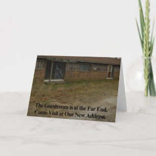 Änderung der Adresskarte: Zimmer Ankündigung