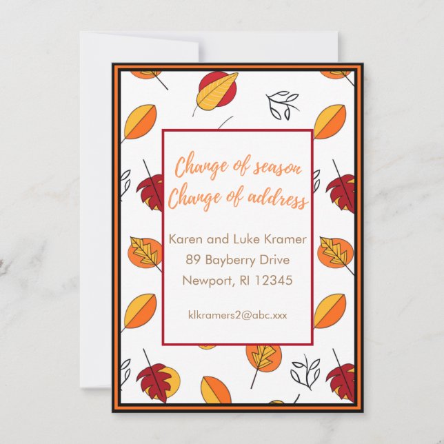 Änderung der Ankündigung zur Änderung der Jahresze (Vorderseite)