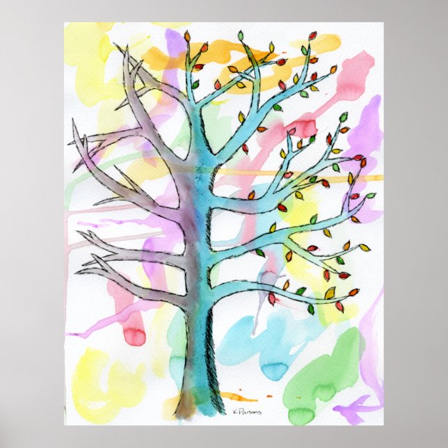 Änderung der Jahreszeiten Poster (Vorne)