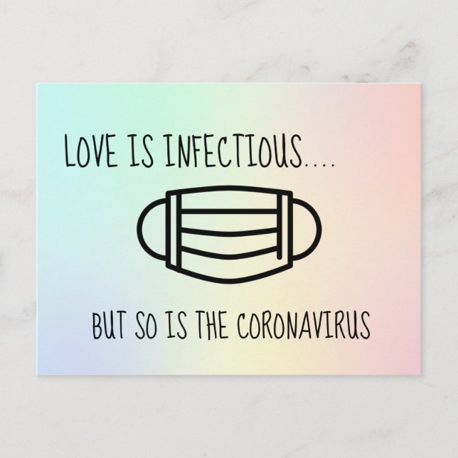 Änderung der Pläne aufgeschoben oder storniert Hoc Postkarte (Vorderseite)