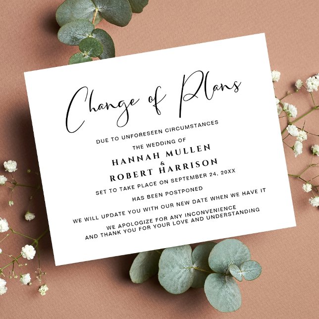 Änderung der Pläne Aufschiebung (Von Creator hochgeladen)