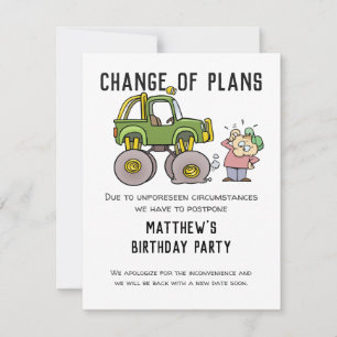 Änderung der Pläne Party Stornierung nach dem Spaß