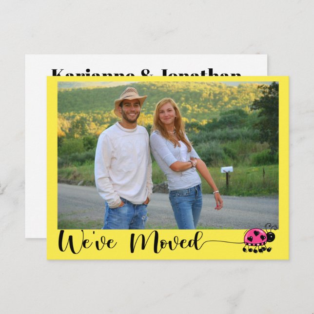 Änderung der Postkarte (Vorne/Hinten)