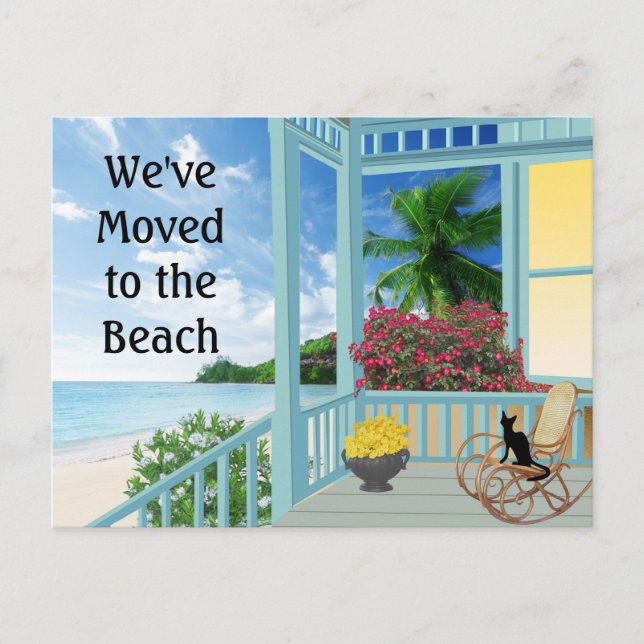 Änderung der Wasserfarbe der Postkarte (Vorderseite)