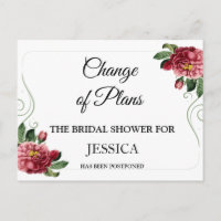 Änderung des Brautparty der Pläne verschoben