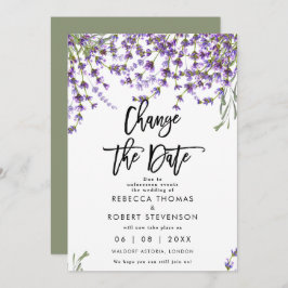 Änderung des Datums der Einladung zur Lavendelhoch