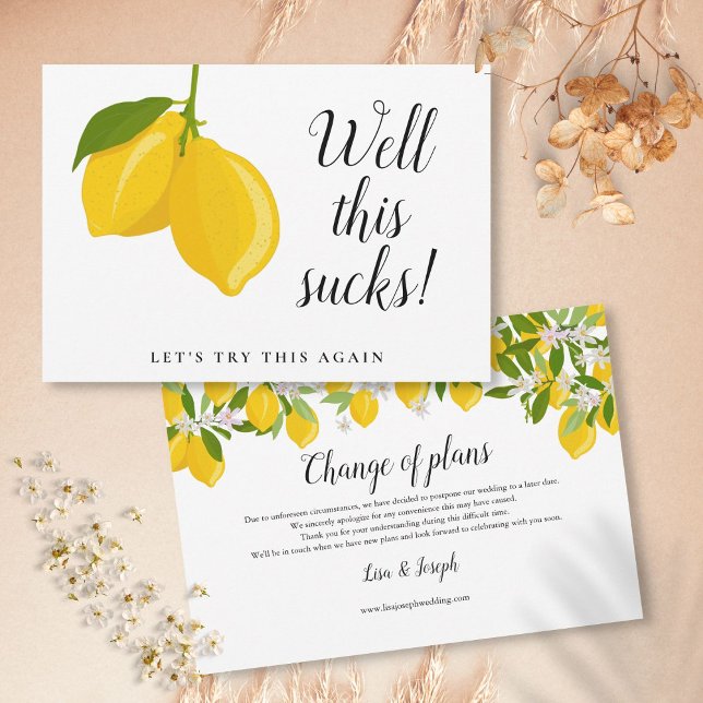 Änderung des Datums Zurückgestellt Storniertes Ere Save The Date (Change of Date Postponed Cancelled Event Save The Date)