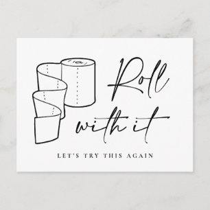 Änderung des Datums "Zurückgestellte Stornierung" Postkarte