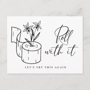 Änderung des Datums "Zurückgestellte Stornierung" Postkarte