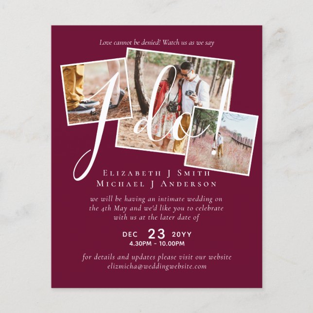 Änderung des Empfangs des Hochzeitstipendiums (Vorderseite)