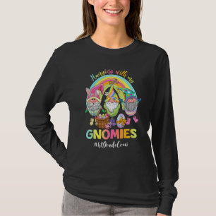Änderung mit meinen Gnomen 1. Klasse Crew Ostereie T-Shirt