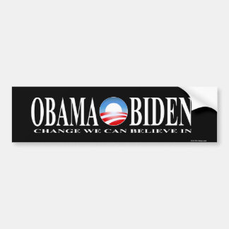 Änderung Obama biden Aufkleberschwarzes Autoaufkleber