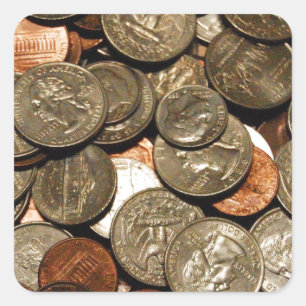 Änderung Quadratischer Aufkleber