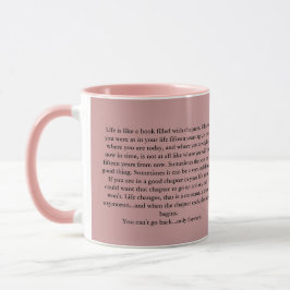 Änderungen des Lebens durch Inspiration Tasse