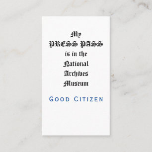 Änderungsantrag Audit - Mein Pressepass Visitenkarte