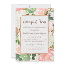 Änderungspläne Hochzeitswasser Farbe Gold Blumenro