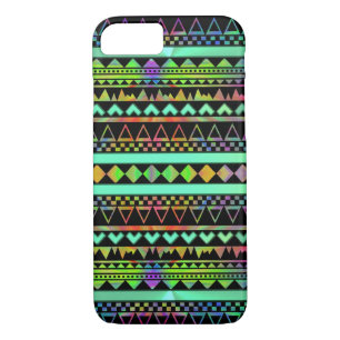 Andes Aztec Tribal Native Geometric Krawatte Die N iPhone 8/7 Hülle