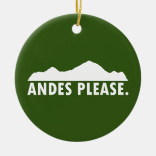 Andes bitte keramik ornament