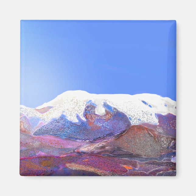 Andes Mountain View Peru #3 Magnet (Vorne)