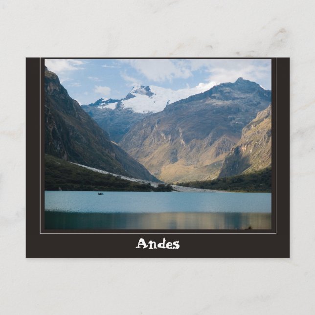 Andes Postkarte (Vorderseite)