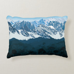 Andes Rainforest: Vintager Dschungel Nahtlos Dekokissen