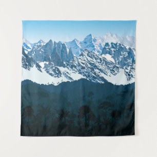 Andes Rainforest: Vintager Dschungel Nahtlos Wandteppich