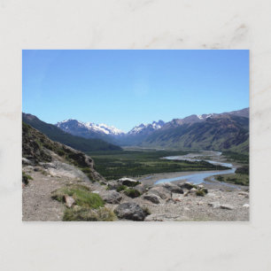 Andes Range, Patagonia Postkarte