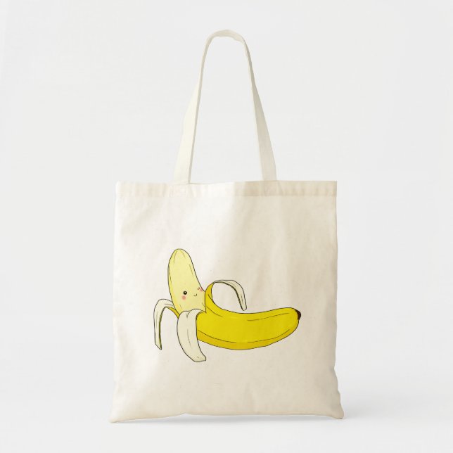 Andeutende Bananen-Tasche Tragetasche (Vorne)