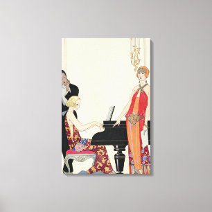 Andeutung, Abbildung für "Gazette du Bon Ton" Leinwanddruck