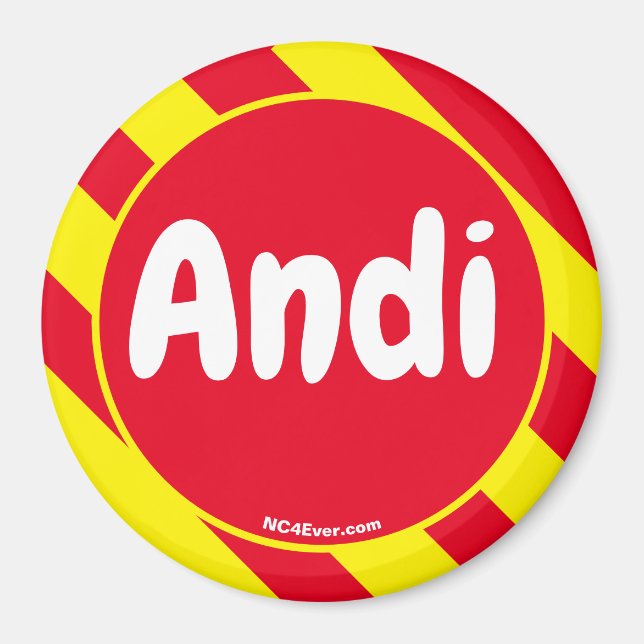 Andi Red/Yellow Magnet (Vorne)