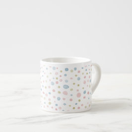 Andie Confetti Watercolor Dots Espresso Tasse