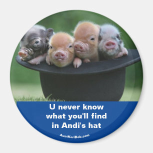 Andi's Hut Magnet
