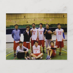 Andong Fever Basketball Postcard Postkarte
