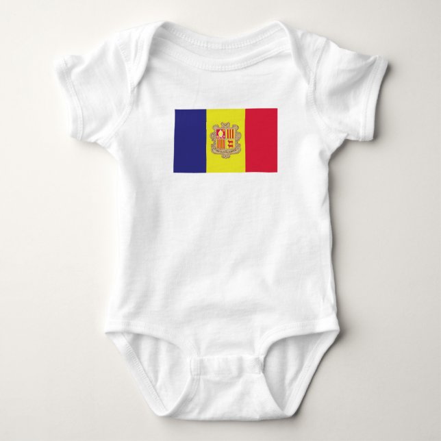 Andorra Baby Strampler (Vorderseite)