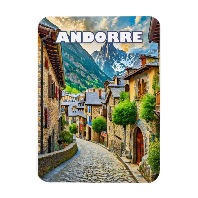 Andorra, Bergjuwel Magnet (Vertikal)