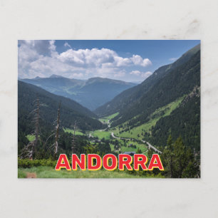 Andorra Berglandschaft Postkarte