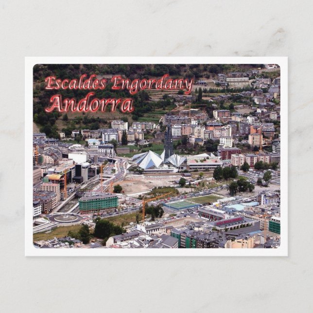 Andorra - Escaldes - Engordany - Postkarte (Vorderseite)