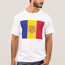Andorra Flag T-Shirt, Patriotic T-Shirts, T-Shirt
