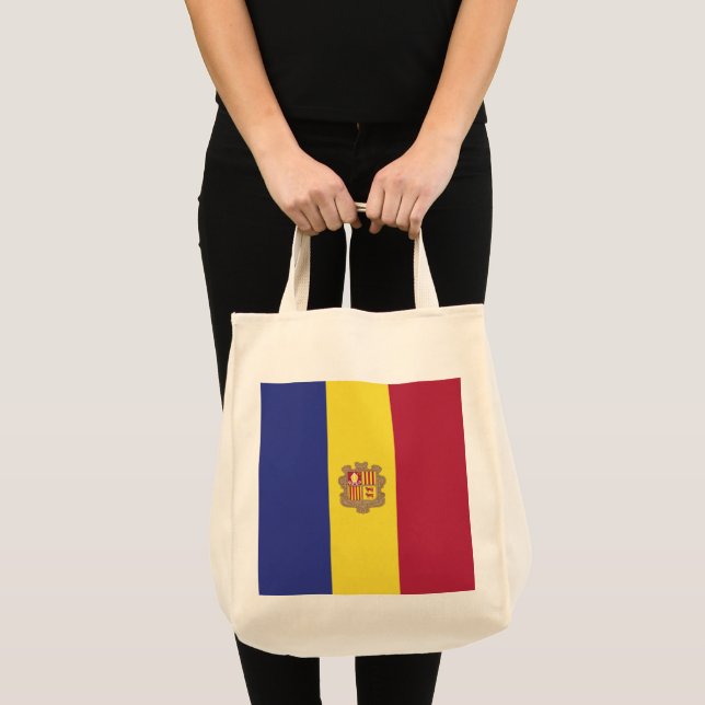 Andorra-Flagge Tragetasche (Vorderseite (Produkt))