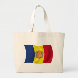 Andorra-Flagge Tragetasche