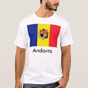 Andorra-Flaggen-T - Shirt