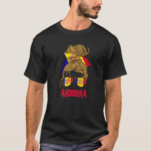 Andorra für Girl Andorran Flag für Frauen Andorra T-Shirt